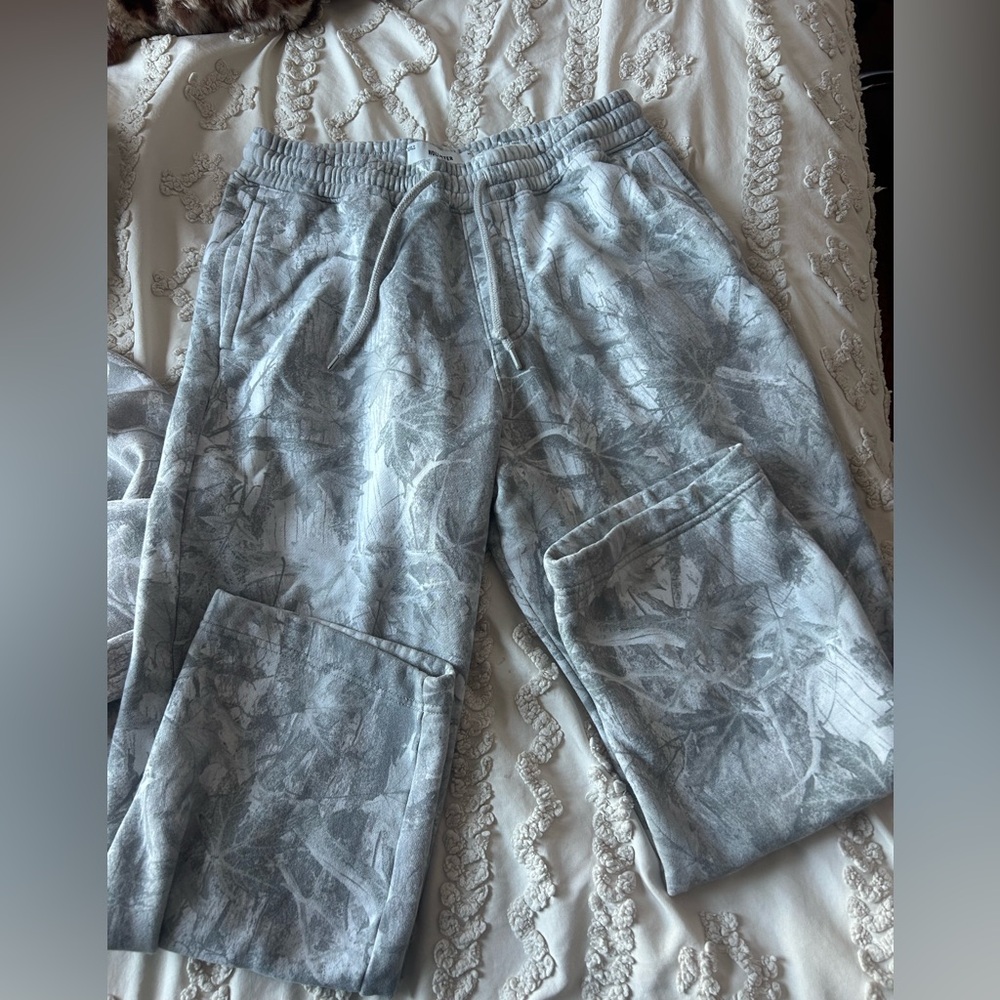 Hollister Wide Leg Camo Sweats